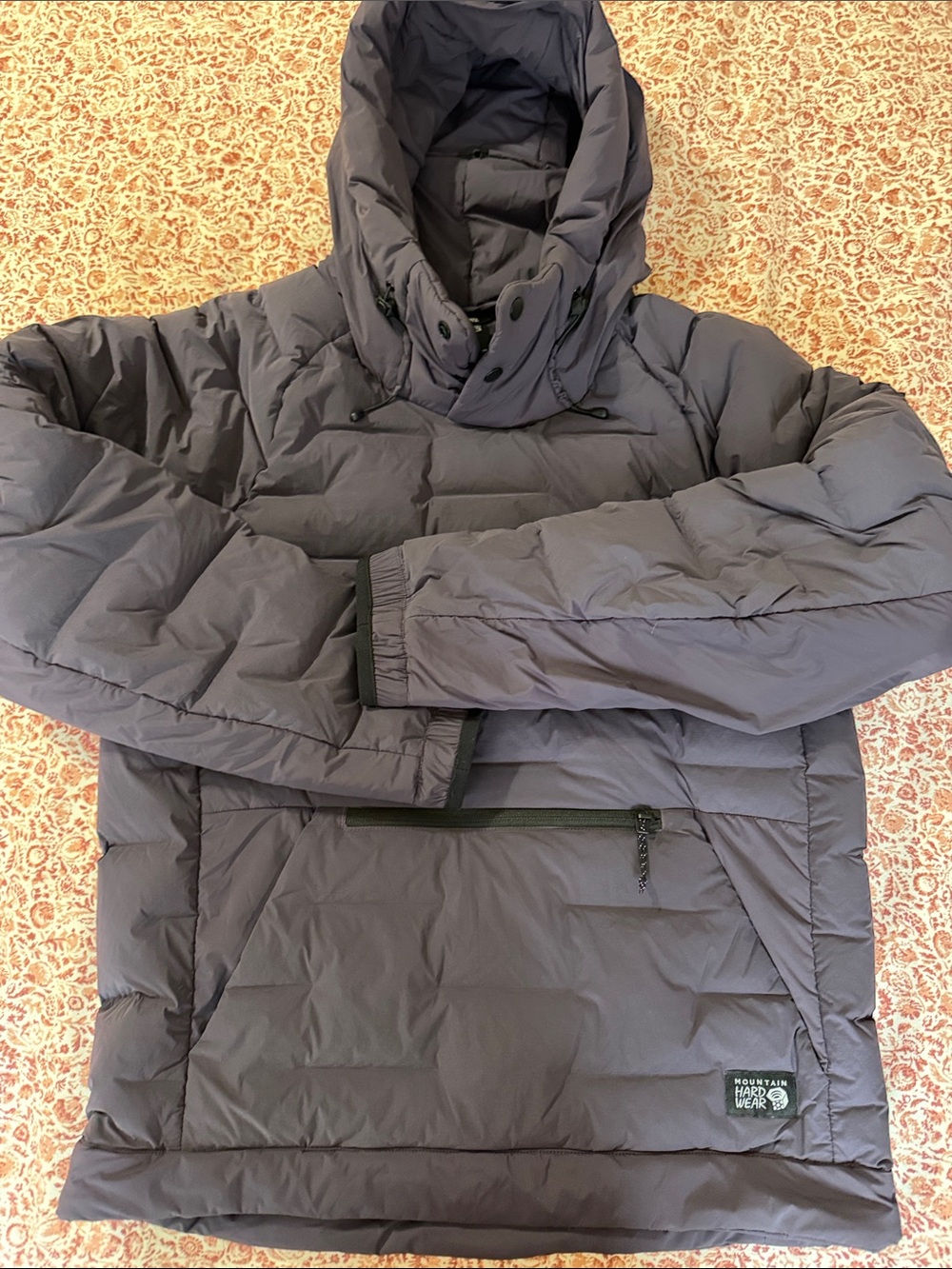 Mountain Hardwear Men's Hooded Puffer Jacket - Charcoal Gray
